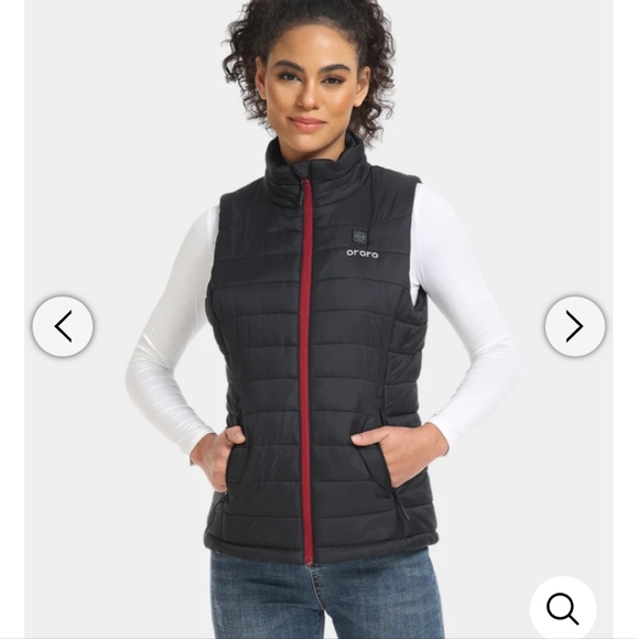 Ororo Women's Classic Black Puffer Vest sz Small - Picture 6 of 16